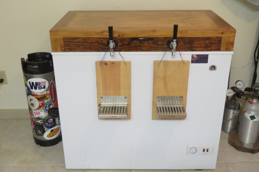 the tap handles